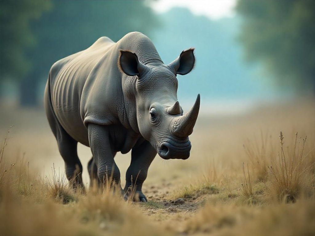 Unruly Rhinoceros Disrupts Safari Experience in India