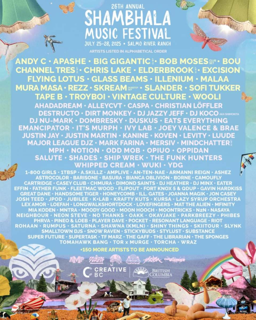 Countdown to Shambhala 2025: A Musical and Natural Adventure