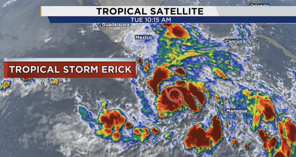 How Tropical Storm Erick Might Affect Your Travel Plans to Mexico’s Pacific Coast