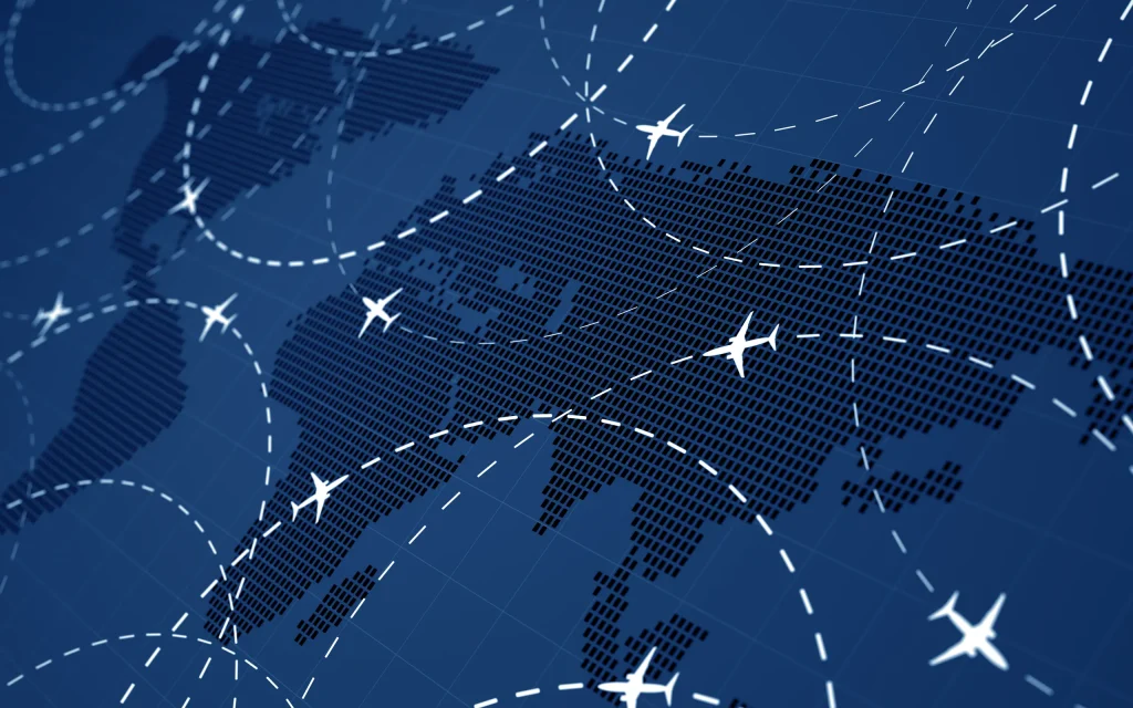 Monitoring Airspace Closures and Their Effects on International Travel