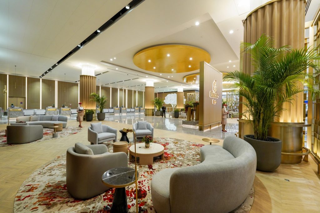 Experience Luxury Travel with Emirates First Class Check-In at Dubai International Airport