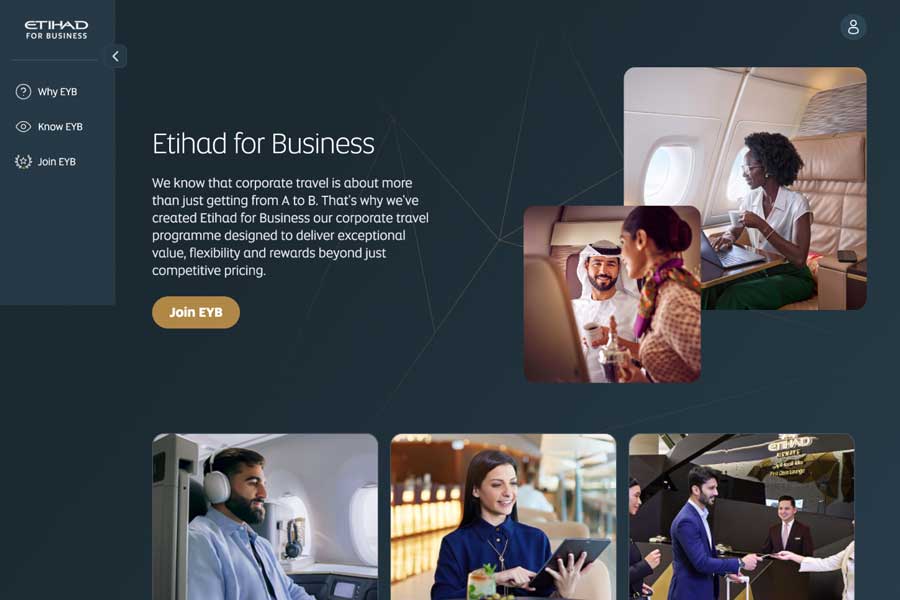 Etihad Airways Launches New Corporate Travel Portal for Businesses