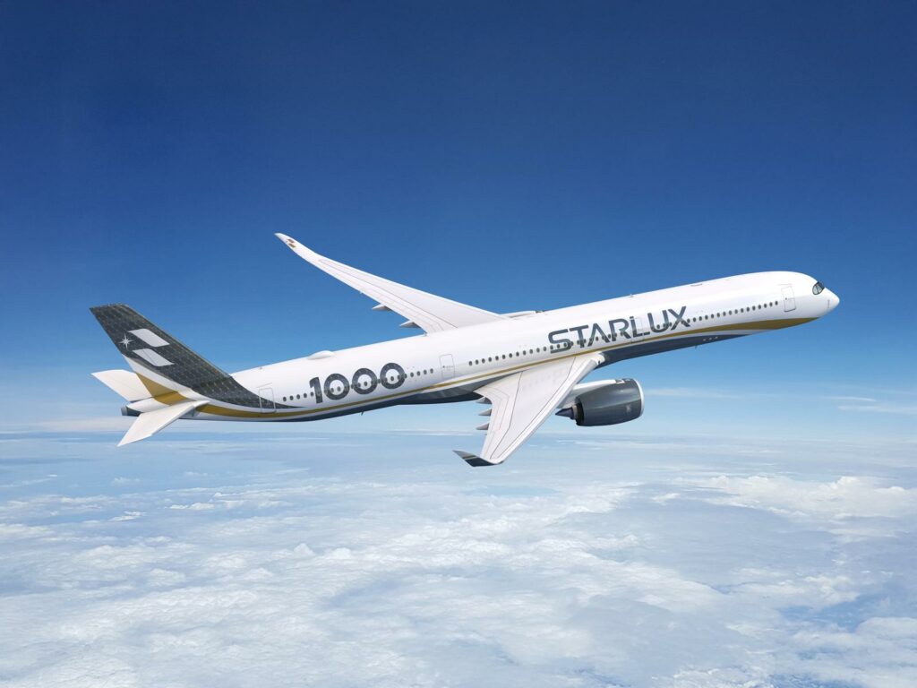 STARLUX Airlines Expands Its Fleet with Ten New A350-1000 Aircraft