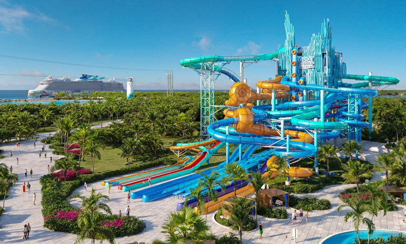 Norwegian Cruise Line Enhances Great Stirrup Cay with a New Waterpark