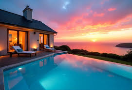 Experience the Luxury of Polurrian on the Lizard’s Four-Bedroom Holiday Home with Private Pool and Scenic Island Views
