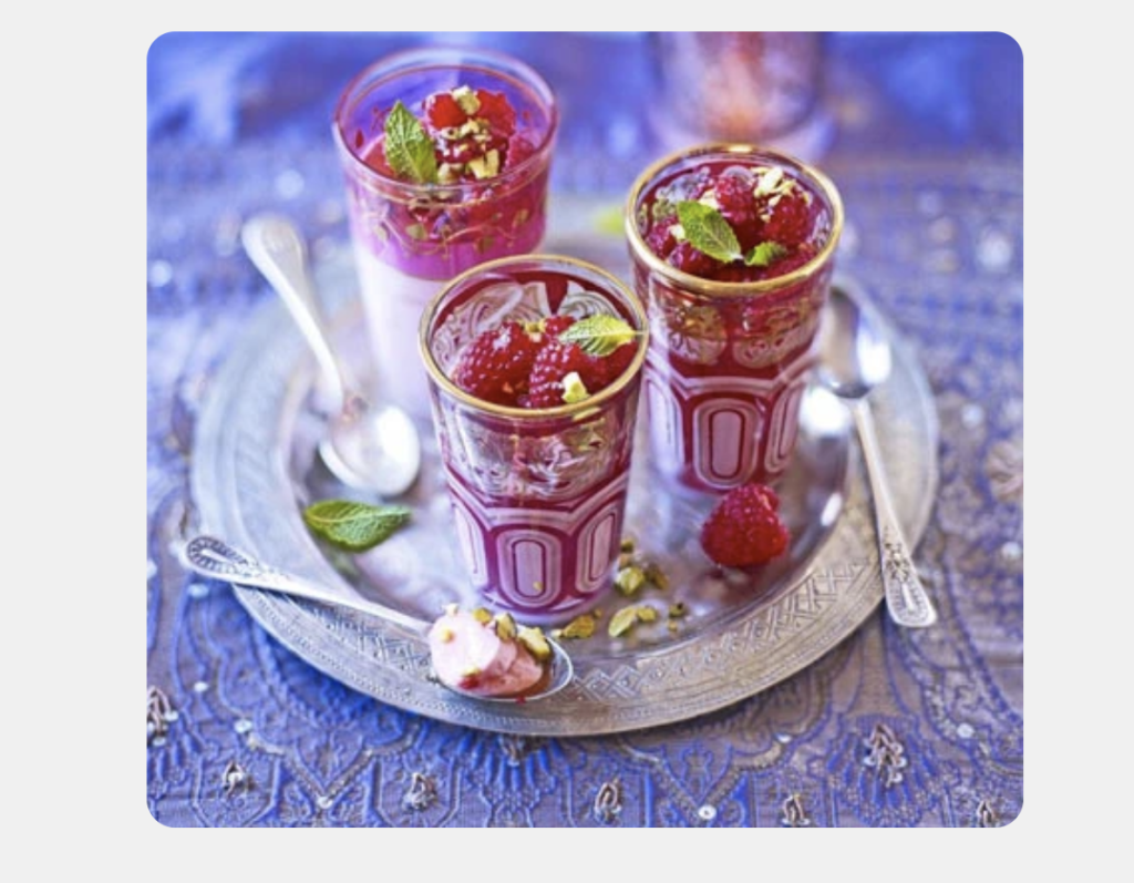 How to Make Rose Cream and Raspberry Jellies — A Refreshing Turkish Dessert