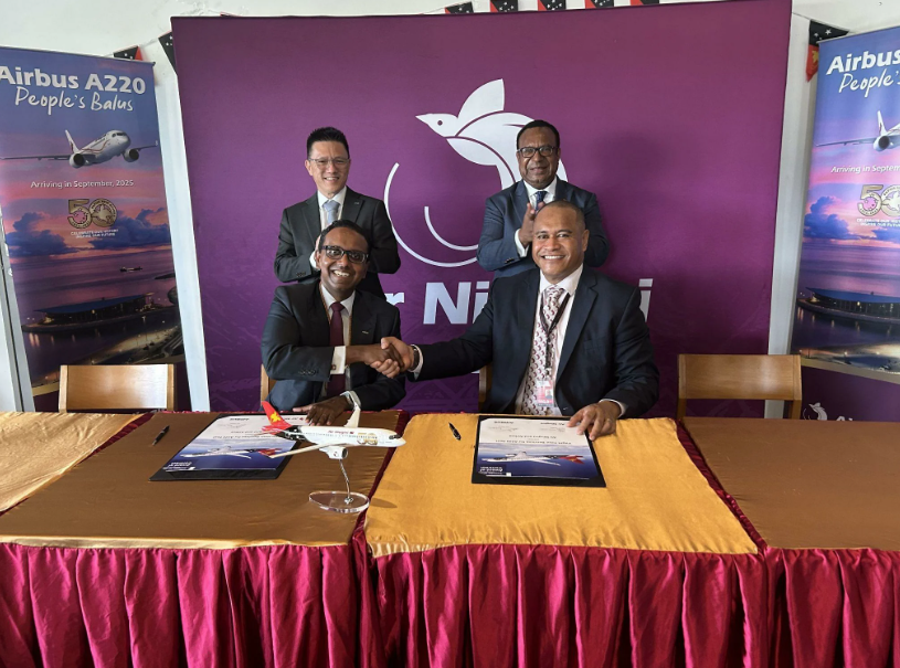 Air Niugini Strengthens A220 Fleet with Airbus Flight Hour Services Agreement