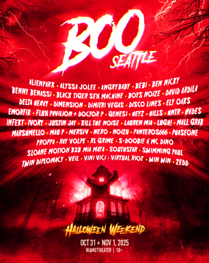 Dive into Seattle’s Electrifying Halloween Party, BOO Seattle, Featuring Top DJs and Local Legends
