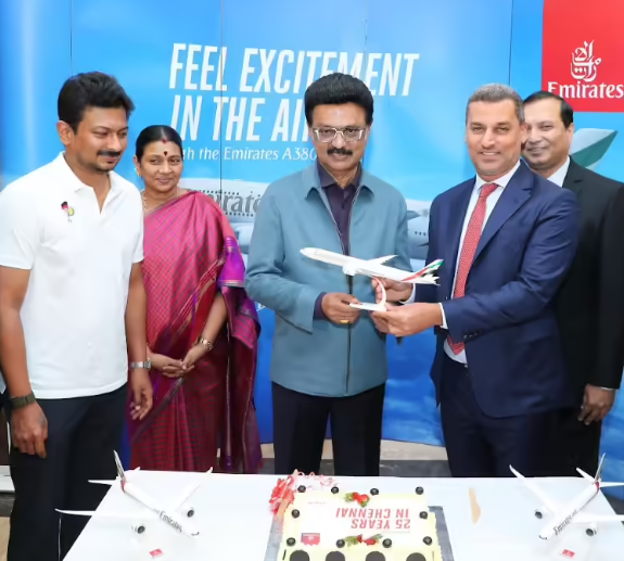 Emirates Completes a Quarter Century of Operations in Chennai, Strengthening Global Links