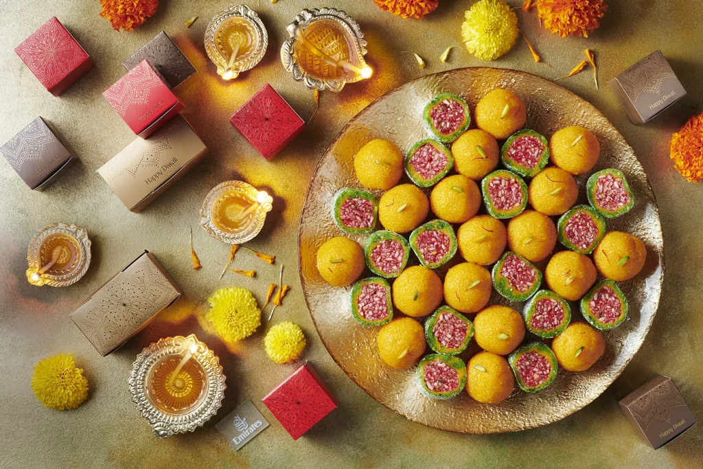 Experience Diwali Festivities and Flavours on Emirates Flights to and from India