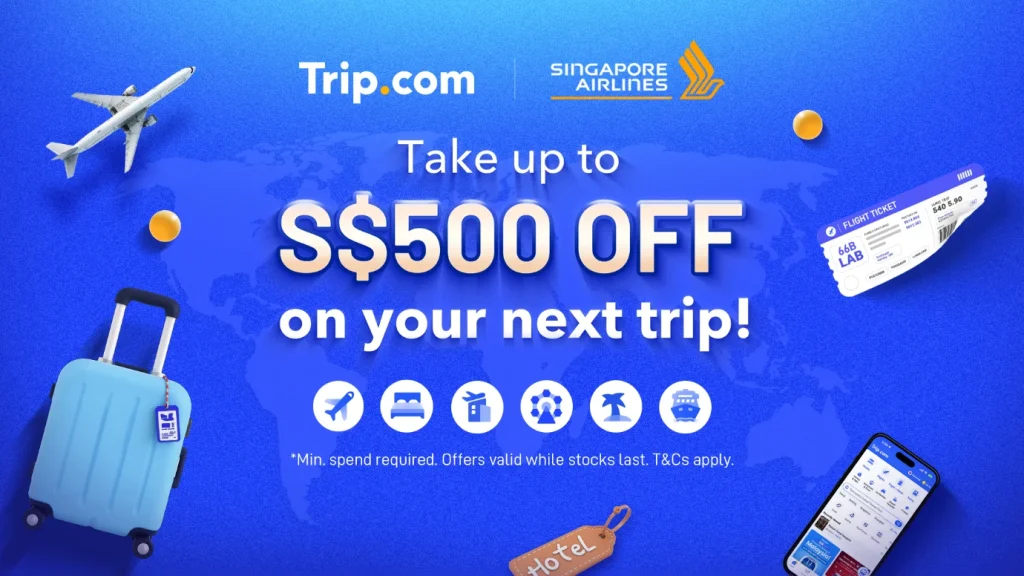 Unlock Exclusive Travel Offers at Singapore Airlines’ Time to Fly Travel Fair with Trip.com
