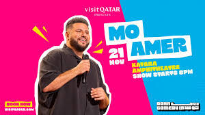 Experience Mo Amer’s Hilarious Stand-Up Performance Live in Doha’s Katara Amphitheatre This November