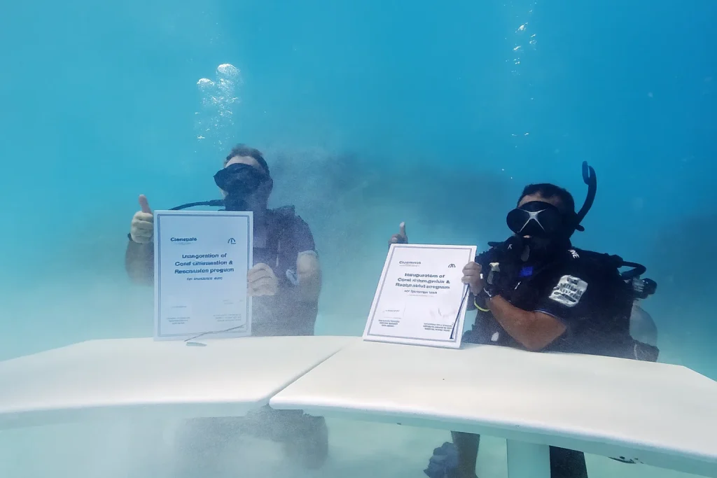 How CROSSROADS Maldives and Maldives Islamic Bank Are Revitalizing Coral Reefs for a Sustainable Future