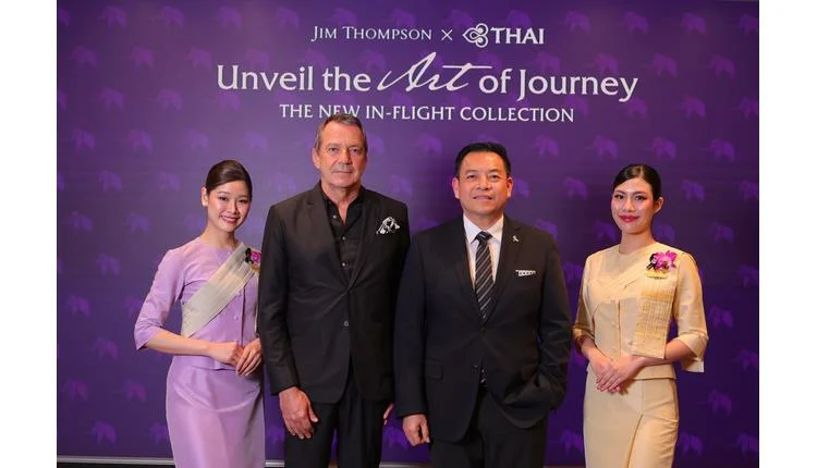 Thai Airways and Jim Thompson Launch New In-Flight Collection with Thai Cultural Flair and Comfort