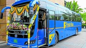 Fresh Bus Launches Bengaluru–Chennai Electric Bus Route with Innovative Automated Compensation System