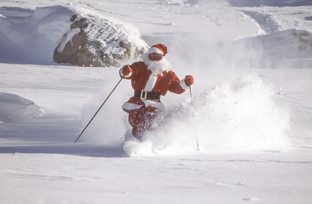 Whistler Blackcomb’s Annual Dress Like Santa Day Draws Skiers and Snowboarders for Holiday Fun