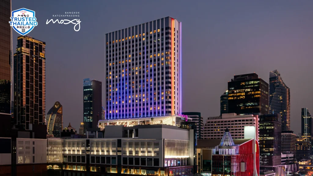 Moxy Bangkok Ratchaprasong Secures Trusted Thailand Certification: Elevating Safety and Convenience in Bangkok Hospitality